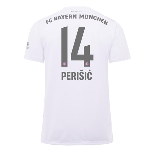 Camiseta Bayern Munich NO.14 Perisic Replica Segunda Ropa 2019/20 Blanco